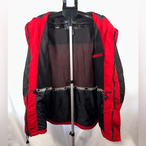 American Eagle Outfitters Black and Red Performance Rugged Winter Jacket XS - Picture 5 of 9